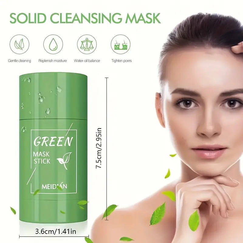 Meidian Green Tea Purifying Clay Stick - Deep Cleansing & Pore Refining