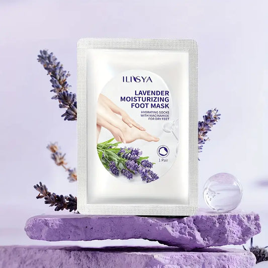 ILISYA Lavender Moisturizing Foot Mask - Hydrating & Nourishing