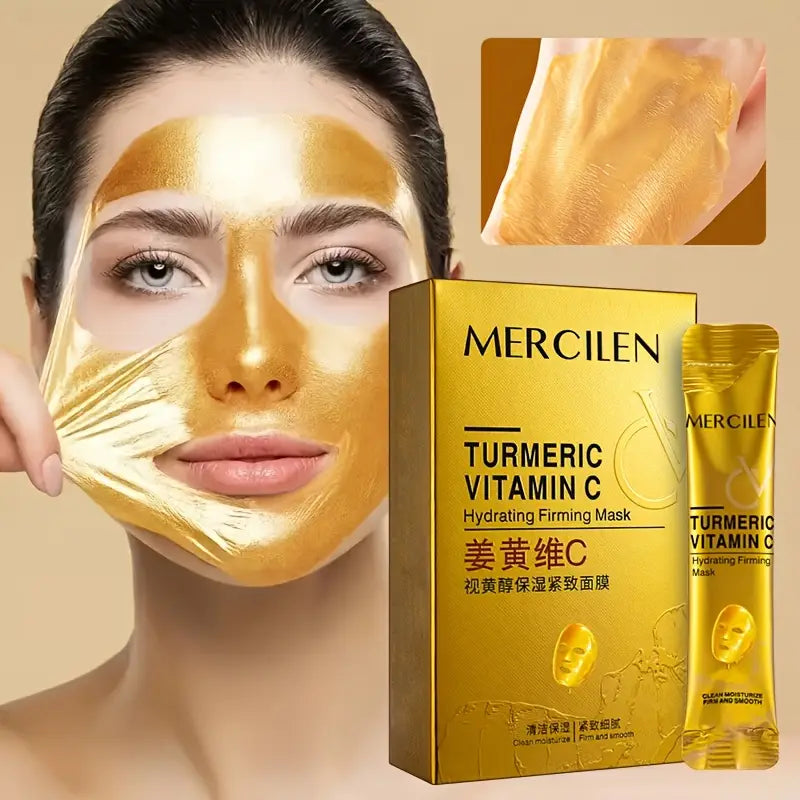 Mercilen Turmeric Vitamin C Hydrating & Firming Mask - 10pcs