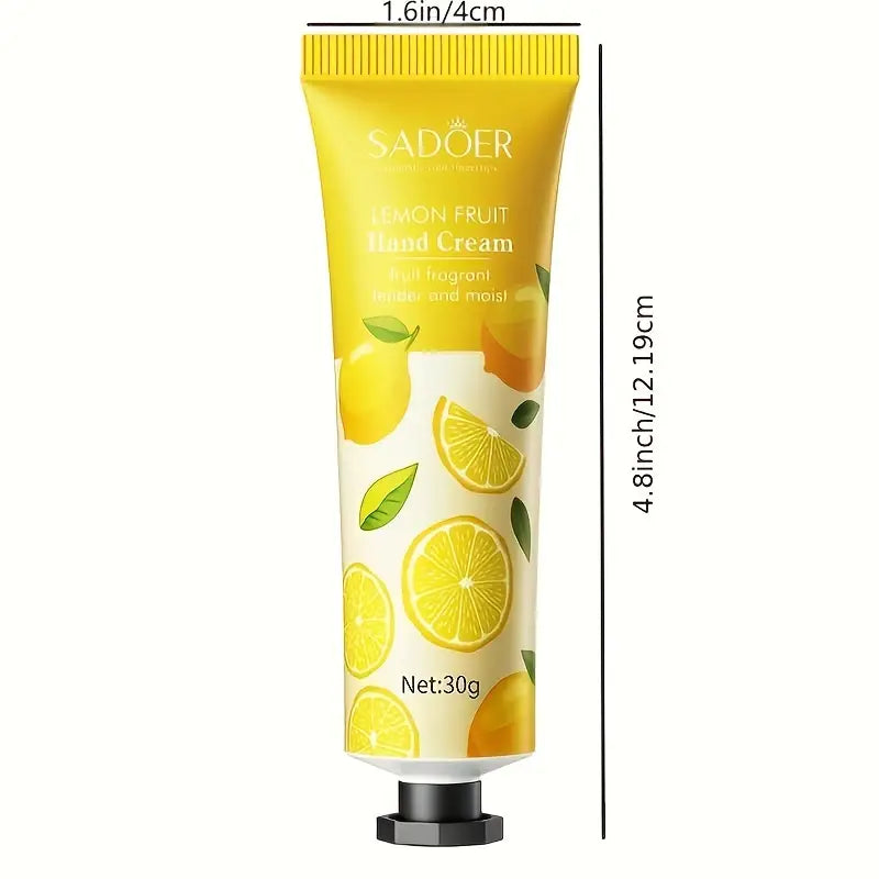 SADOER Lemon Fruit Hand Cream - Plant-Based & Nourishing