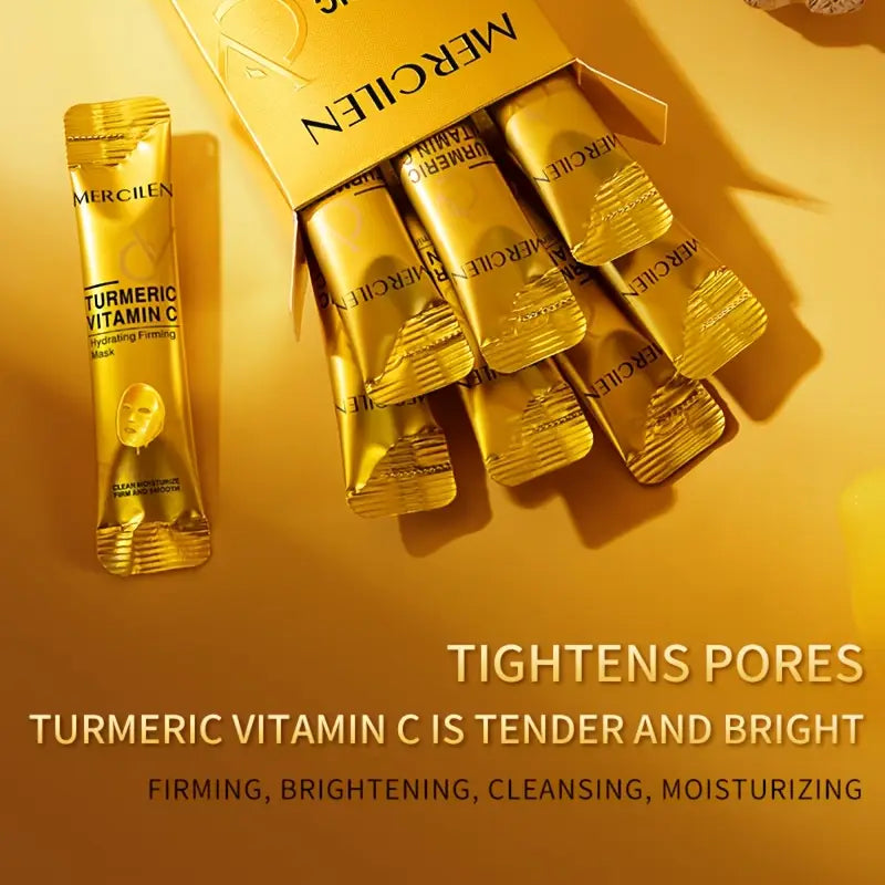 Mercilen Turmeric Vitamin C Hydrating & Firming Mask - 10pcs