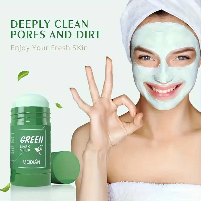 Meidian Green Tea Purifying Clay Stick - Deep Cleansing & Pore Refining