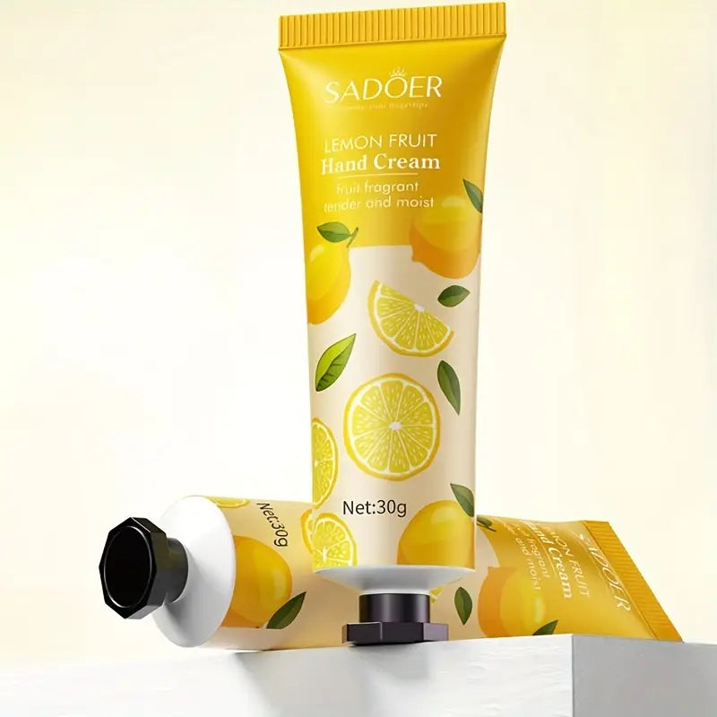 SADOER Lemon Fruit Hand Cream - Plant-Based & Nourishing