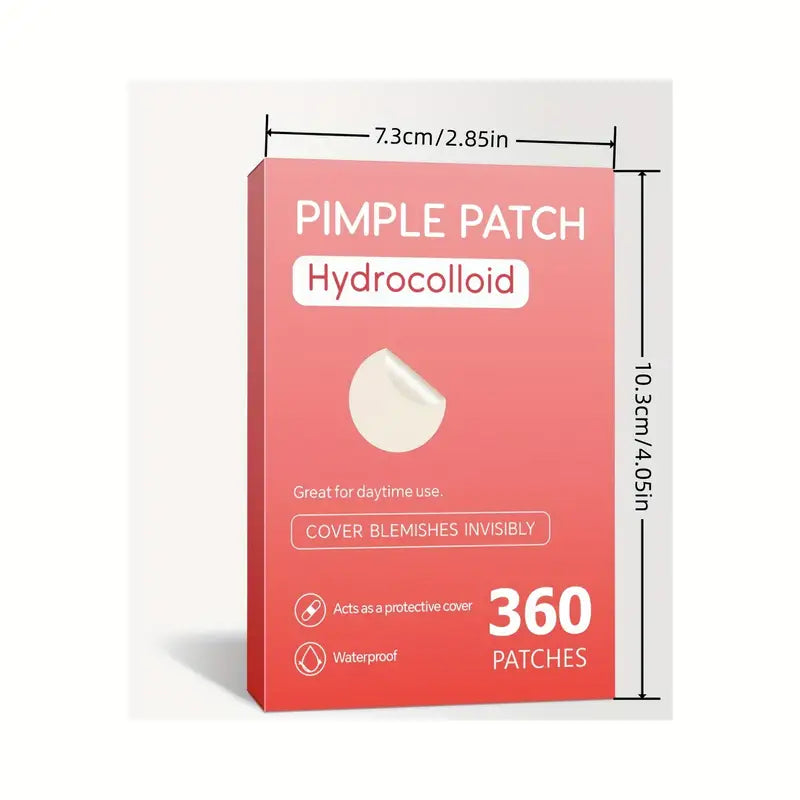 360 Invisible Pimple Patches - Hydrocolloid Acne Spot Treatment