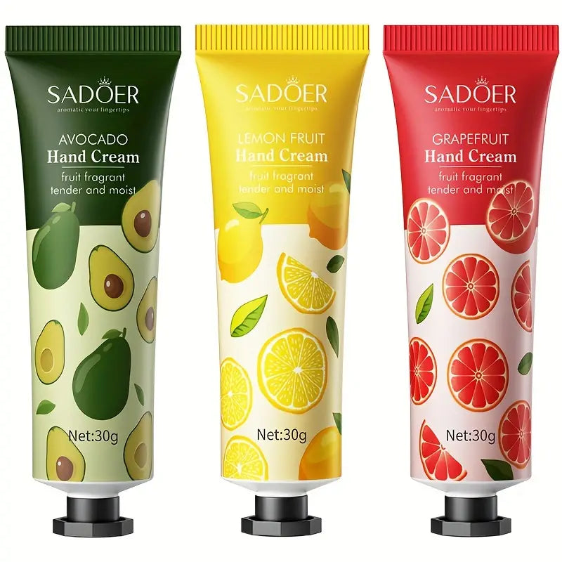 SADOER Lemon Fruit Hand Cream - Plant-Based & Nourishing