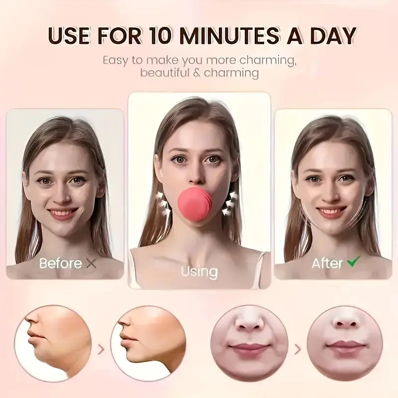 Silicone Face Lifting Massager - V-Line Sculpting & Double Chin Reducer