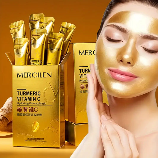 Mercilen Turmeric Vitamin C Hydrating & Firming Mask - 10pcs